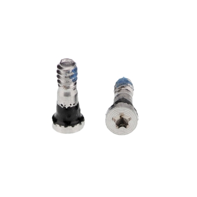 Apple iPhone 6G/iPhone 6 Plus/iPhone 6S/iPhone 5S/iPhone 5C/iPhone 5G/iPhone 6S Plus/iPhone SE/iPhone 7/iPhone 7 Plus Screw set 2 Silver