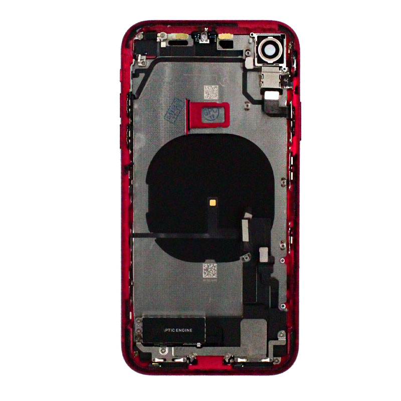 Apple iPhone XR Backcover With Small  (Pulled) - Red