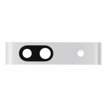 Google Pixel 7A (GWKK3/GHL1X/G0DZQ/G82U8) Camera Lens Frame - + Camera Lens - White