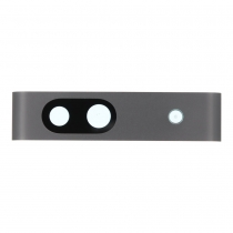 Google Pixel 7A (GWKK3/GHL1X/G0DZQ/G82U8) Camera Lens Frame - + Camera Lens - Grey