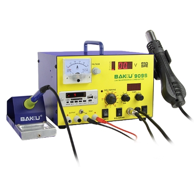 Soldering, Heatgun and Power Supply Station 3 in 1 Baku BK-909
