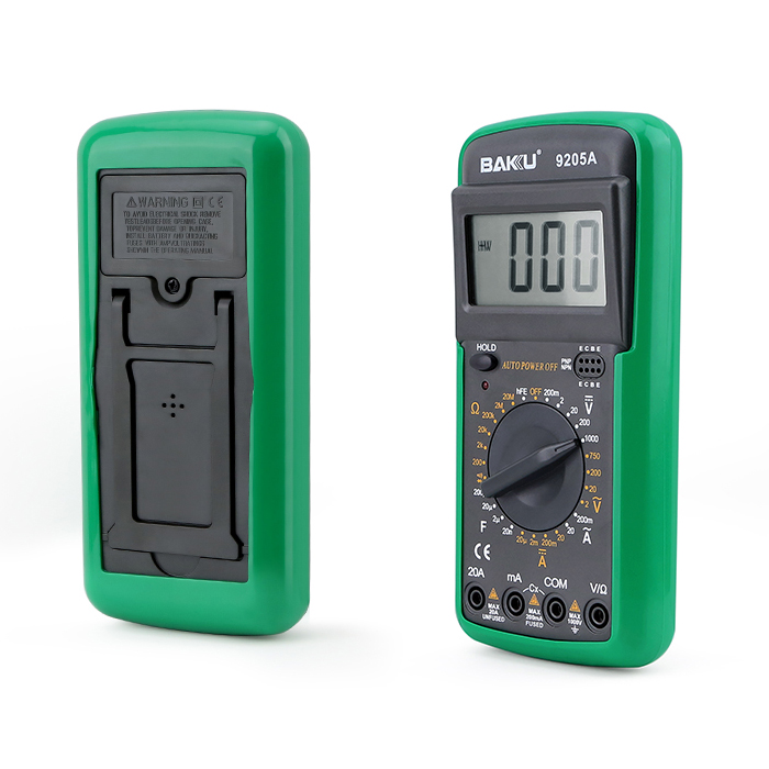 Baku Universal Multi-functional Digital LCD Multimeter - BK-9205A