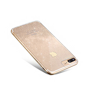Fshang iPhone 7/iPhone 8/iPhone SE (2020) TPU Case - Stars Series - Clear