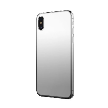 Fshang iPhone 7/iPhone 8/iPhone SE (2020) TPU Case - Q Color Gradient - Black