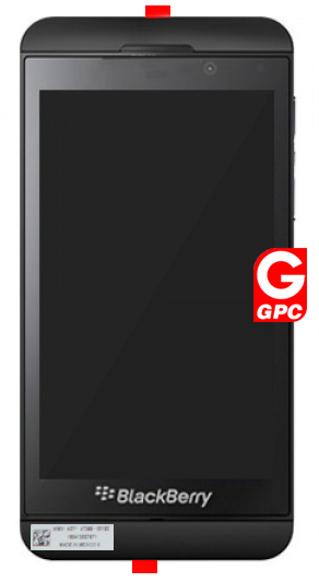 Blackberry Z10 LCD Display + Touchscreen + Frame Version: 4G Black