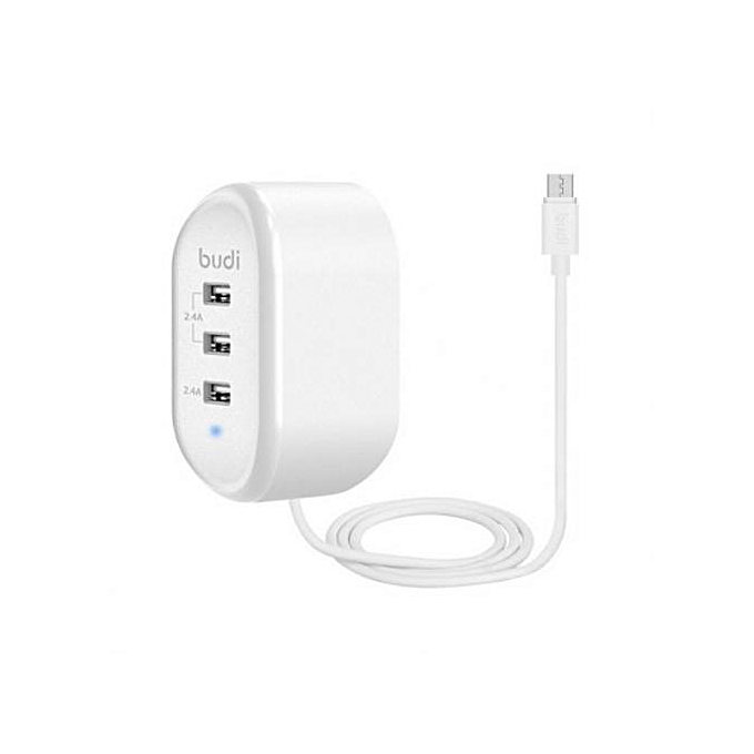 Budi Home Charger 312EM -  3 USB Output 2.4A