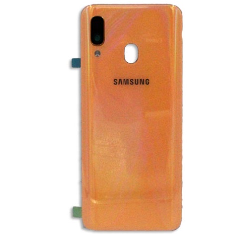 Samsung SM-A405F Galaxy A40 Backcover + Camera Lens Coral