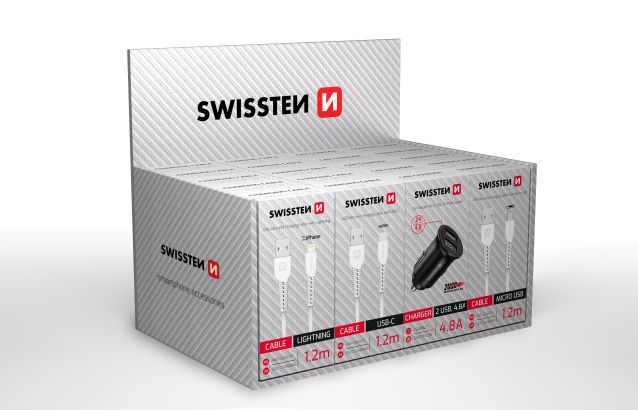 Swissten Counter Display Unit Box 2 - SET2BOX