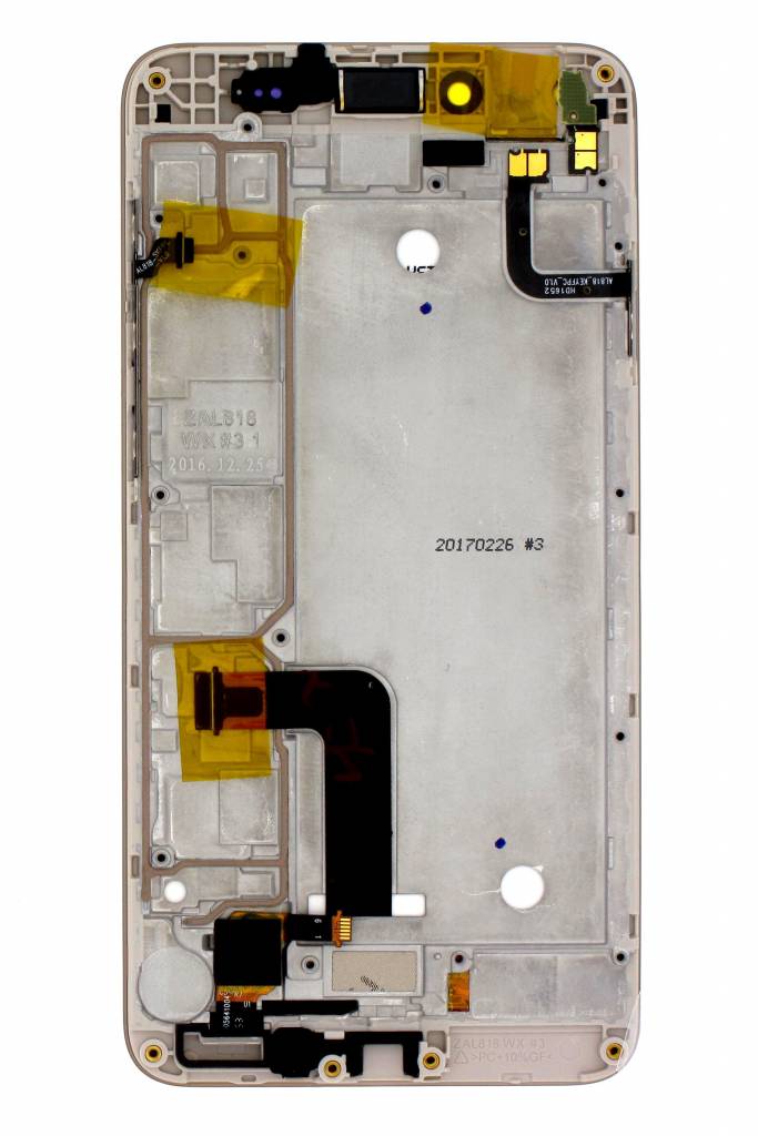 Huawei Y6 II Compact (LYO-L21) LCD Display + Touchscreen + Frame Incl. Parts 97070PEN;97070PMY Gold