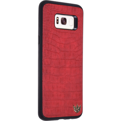 XO Samsung G955F Galaxy S8 Plus Hard Case XO-ZZS8P-RE Crocodile - Red
