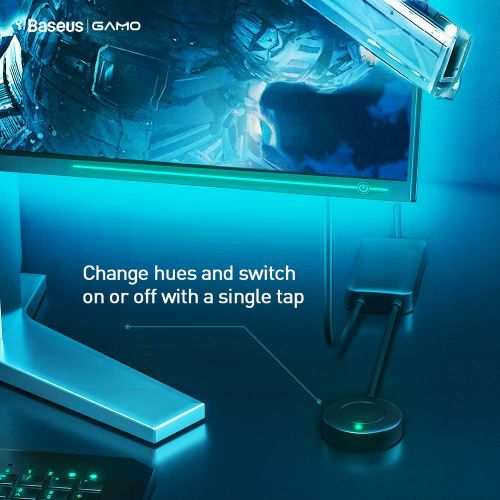 Baseus Home LED STRIP Cool Black USB Colorful Electronic Sports Game Version (RGB) Black (DGKU-01)
