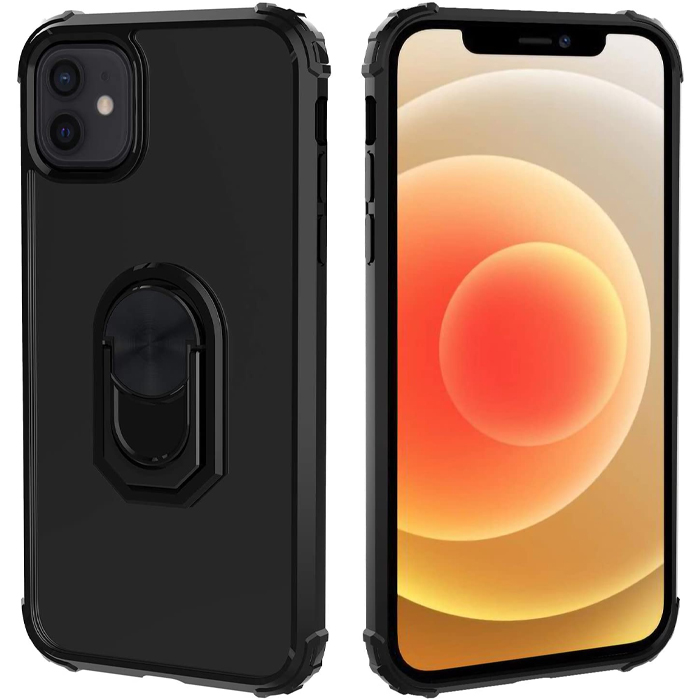 Livon RingShock Shield Case for iPhone 12 Mini - Black