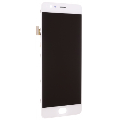 OnePlus Three/3T LCD Display + Touchscreen + Frame (A3003) White