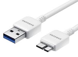 Samsung USB 3.0 Micro-B USB Cable - ECB-DU4AWD - 1.5m - White