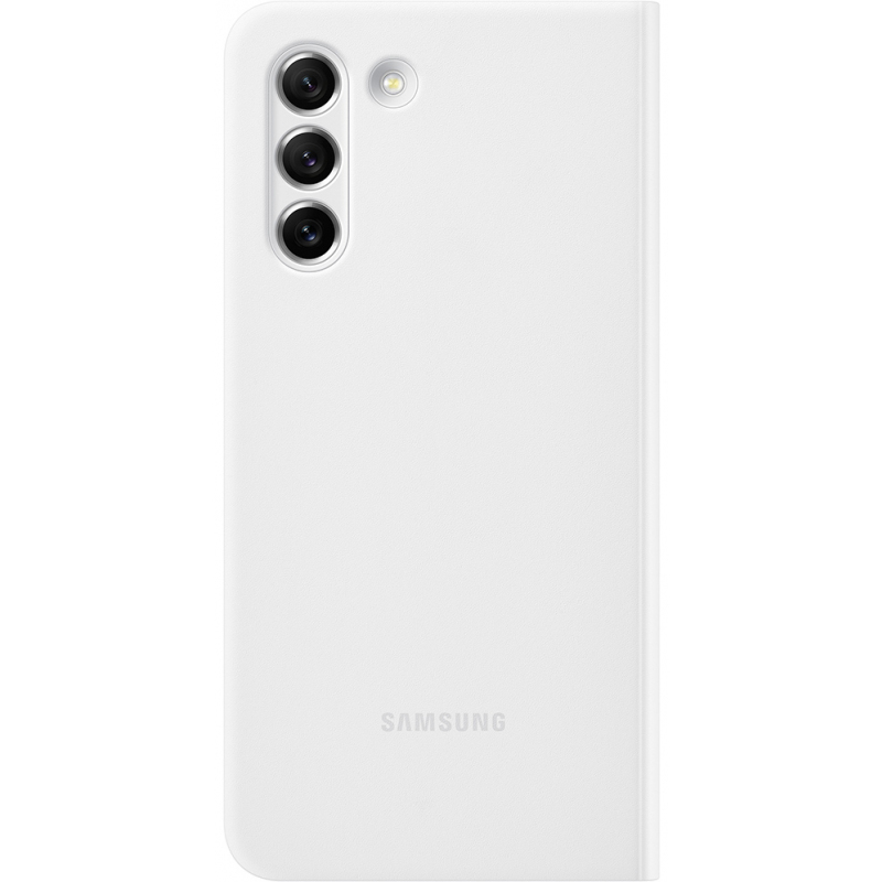 Samsung SM-G990B Galaxy S21 Fan Edition Smart Clear View Cover - EF-ZG990CWEGEE - White