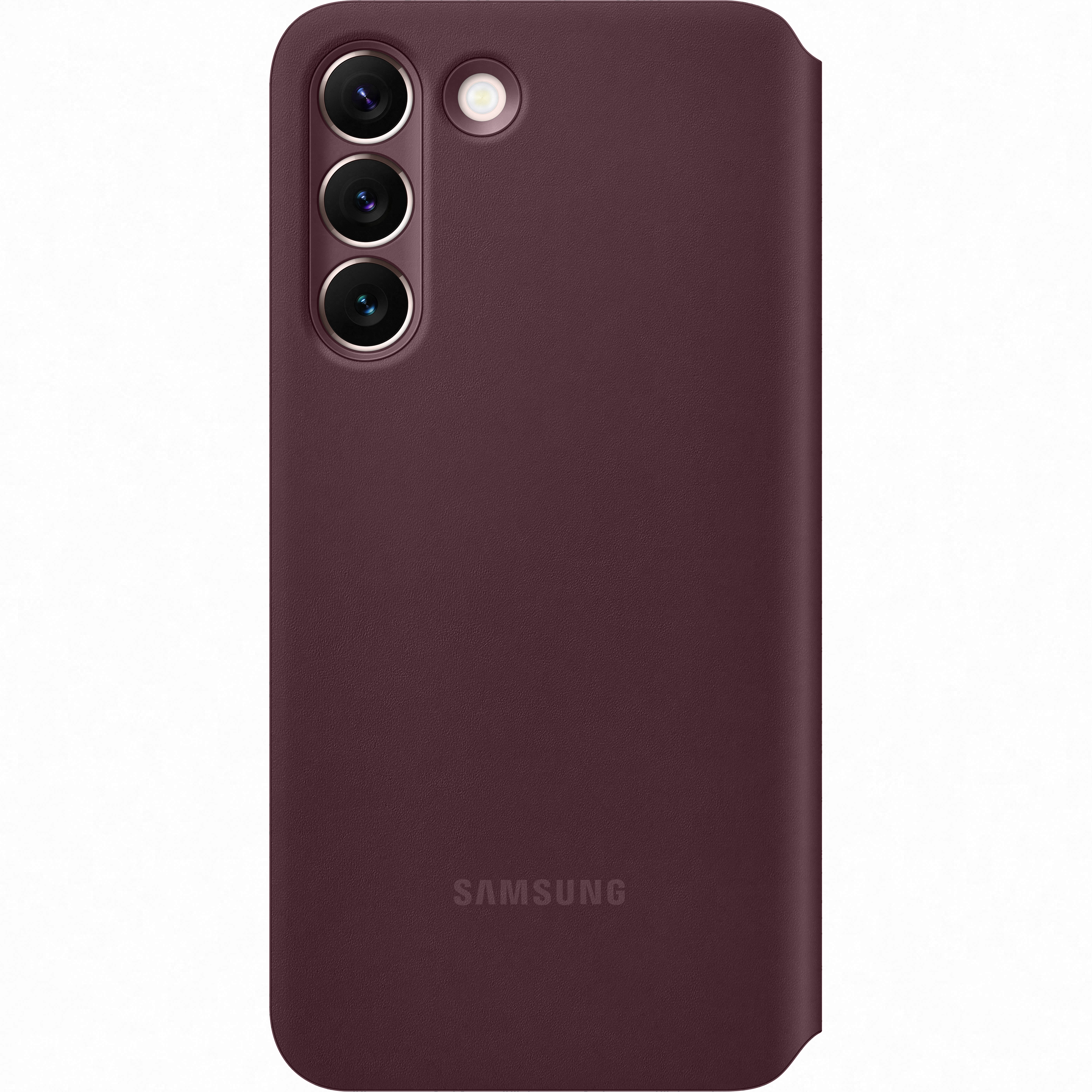 Samsung SM-S901B Galaxy S22 Smart Clear View Cover - EF-ZS901CEEGEE - Burgundy Red