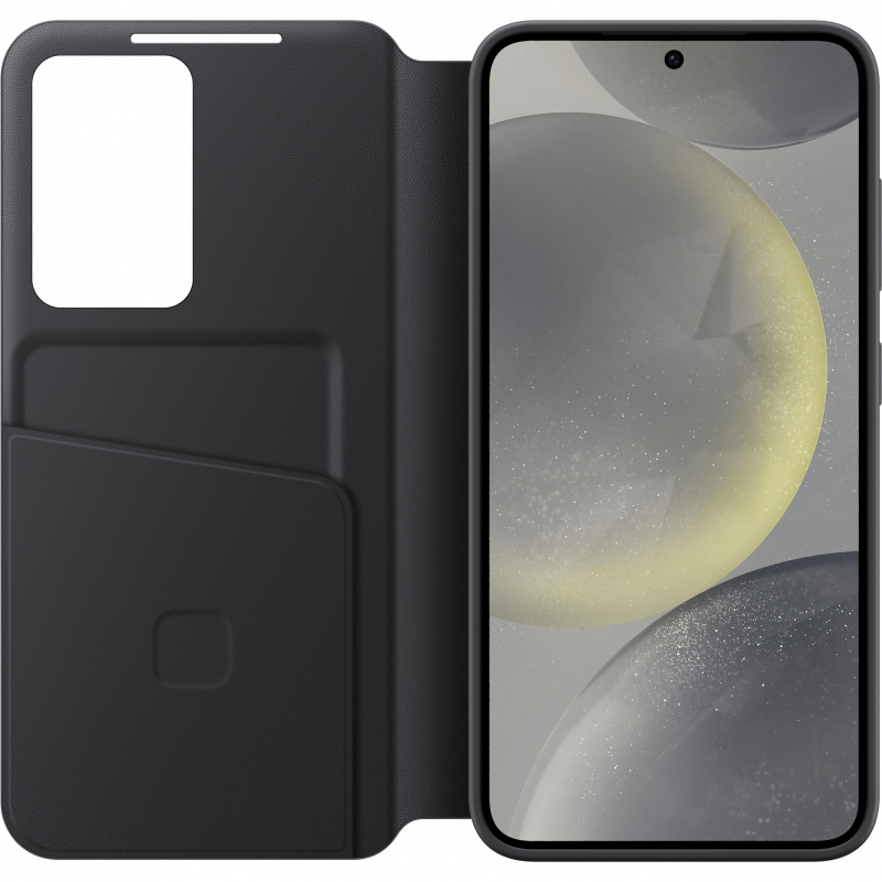 Samsung SM-S921B Galaxy S24 Smart View Wallet Case - EF-ZS921CBEGWW - Black