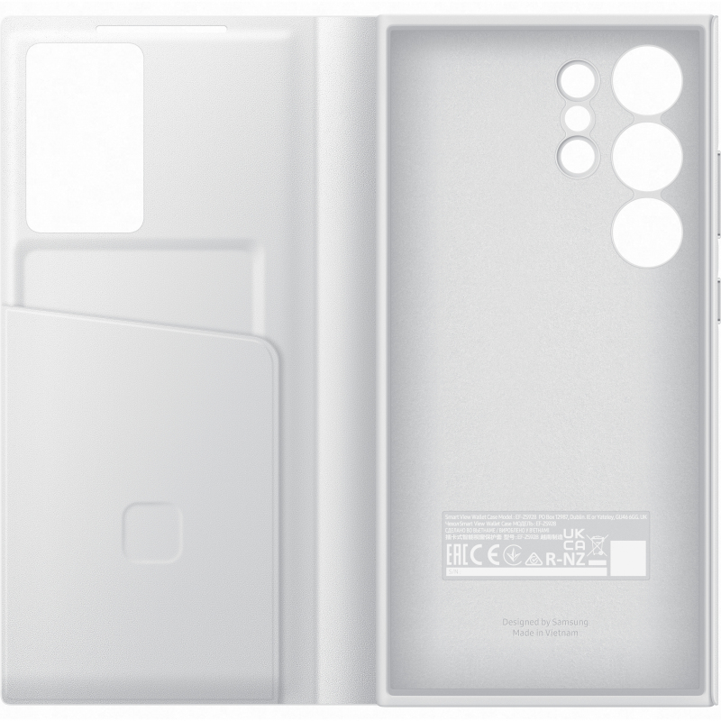 Samsung SM-S928B Galaxy S24 Ultra Smart View Wallet Case - EF-ZS928CWEGWW - White