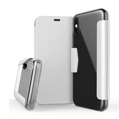 Apple iPhone X Book Case Engage Folio - 3X2C0802A | 6950941460859 - White Leather