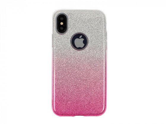 Fshang iPhone X TPU Case - Rose Gradient Series - Pink