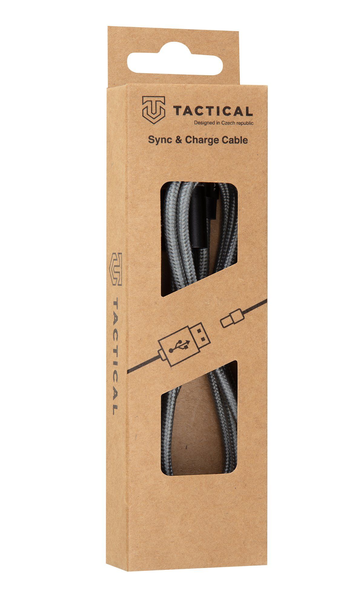 Tactical Fast Rope Kevlar Cable USB-C/USB-C 100W 20V/5 - 8596311153143 - 1m - Grey