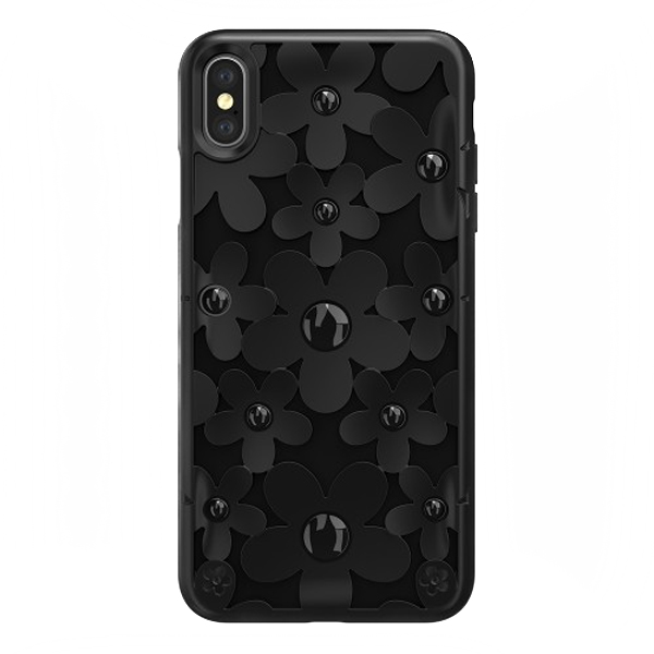 SwitchEasy Apple iPhone XS Max - Fleur - Black