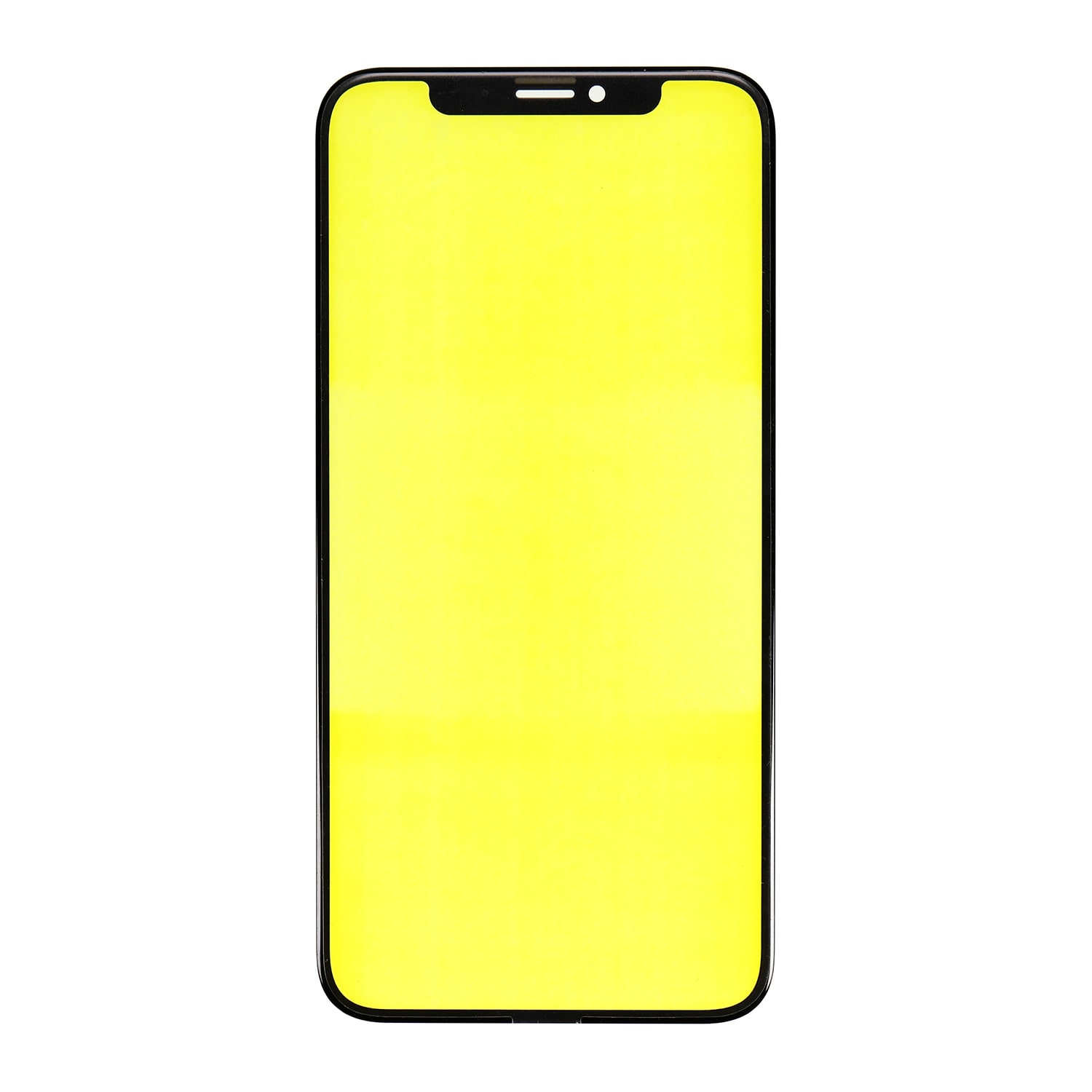 Apple iPhone XS Glass with Front Frame Bezel + Adhesive tape + OCA - OEM Black