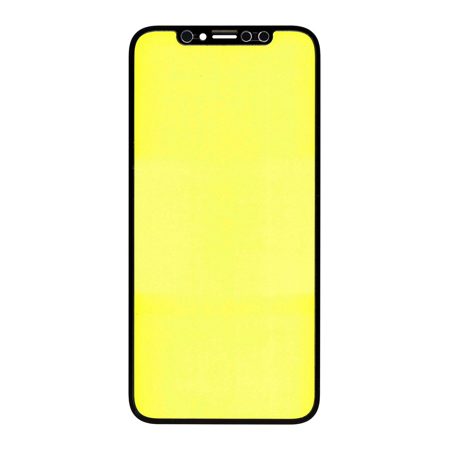 Apple iPhone XS Glass with Front Frame Bezel + Adhesive tape + OCA - OEM Black