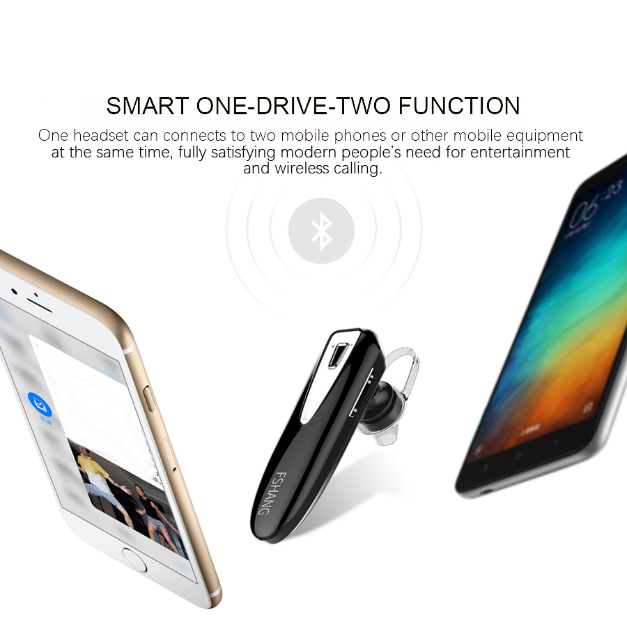 Fshang Bluetooth Handsfree - L5 - Black