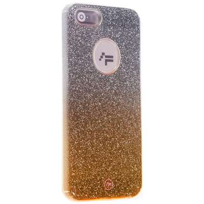 Fshang Apple iPhone 5S/iPhone 5C/iPhone 5G/iPhone SE TPU Case Model: Rosy Shadow Gold