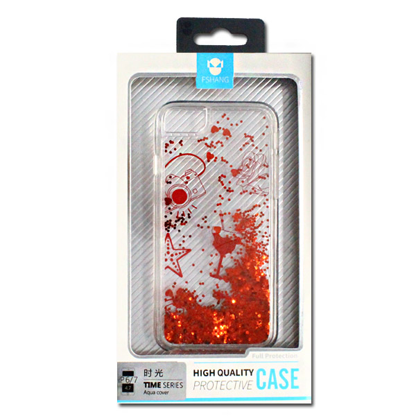 Fshang - Time Aqua Case - iPhone 7 Plus/8 Plus - Silver
