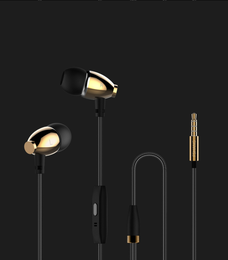 Fshang Smartphones Headset - Q2 Series - Gold