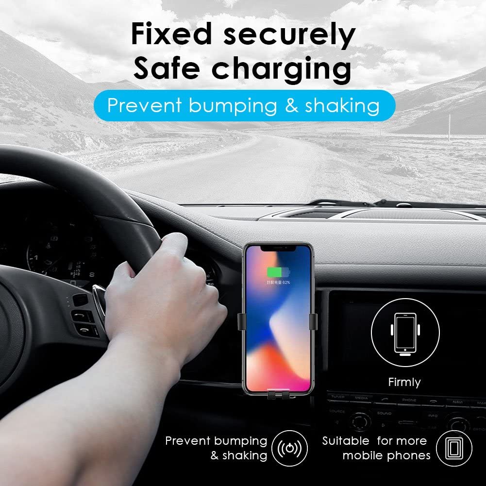 Funxim Fast Wireless Car Charger X7 - Air Vent - Fast Charge Qi