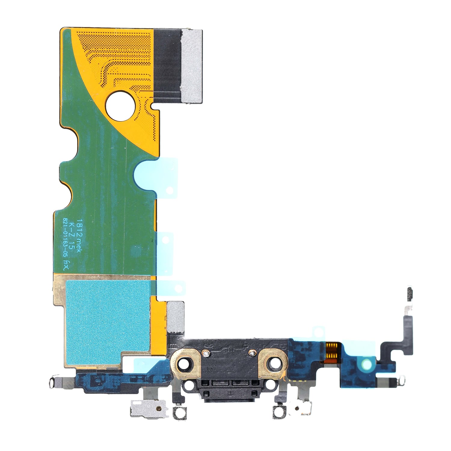 Apple iPhone 8/iPhone SE (2020) Charge Connector Flex Cable  With Home Button Return Solution Black