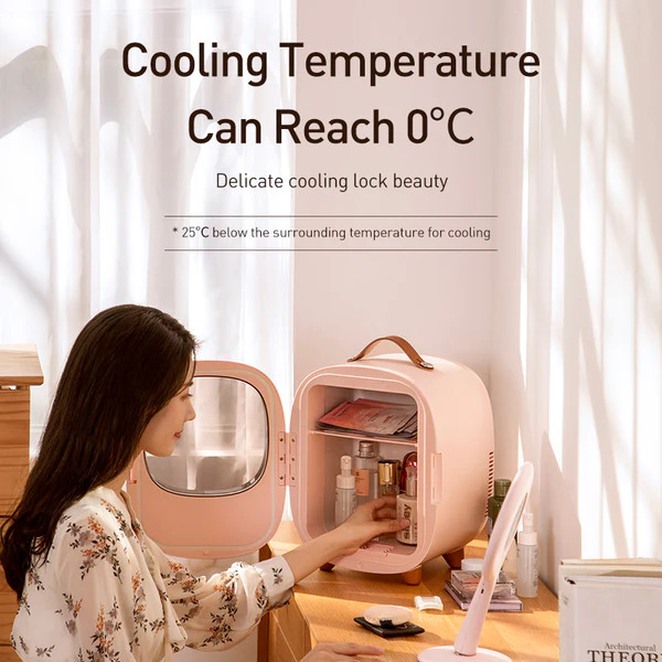 Baseus Home Refrigerator Zero Space, Heating and Cooling in Summer 8L, 220V/60W EU White