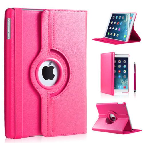 Apple iPad Pro (9.7) - Book Case - 360 Degrees - Dark Pink