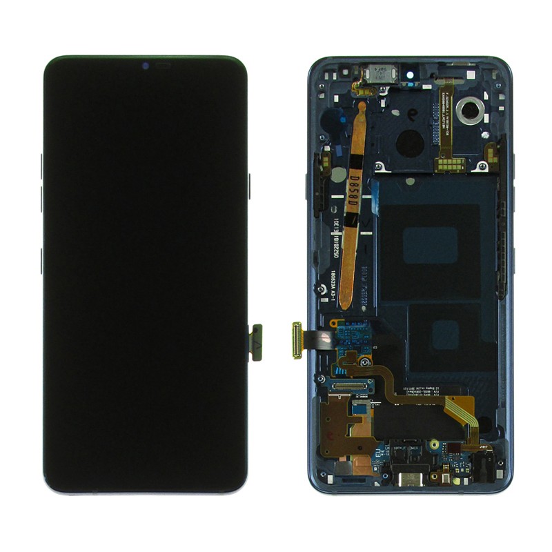 LG G7 ThinQ (G710EM) LCD Display + Touchscreen + Frame Blue