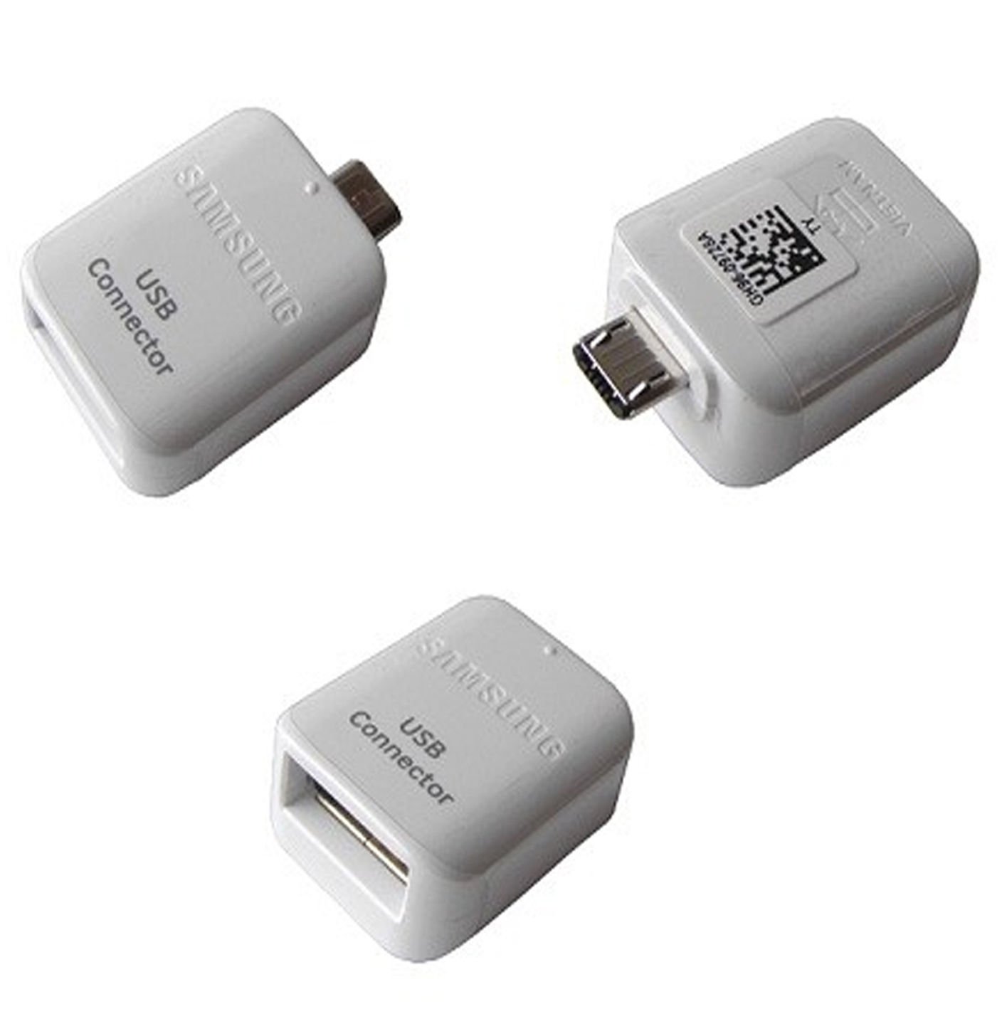 Samsung Micro USB to USB 2.0 Adapter OTG - GH96-09728A - White