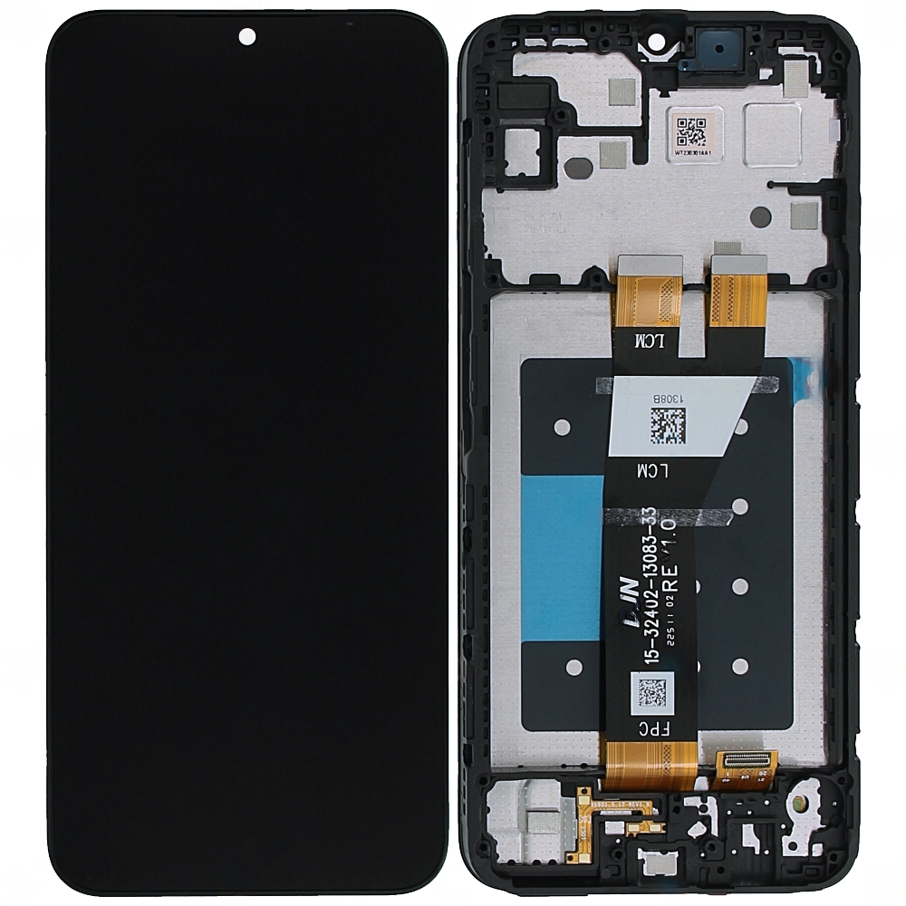 Samsung SM-A146B Galaxy A14 5G LCD Display + Touchscreen + Frame - GH82-30658A - (NON-EU VERSION) - Black