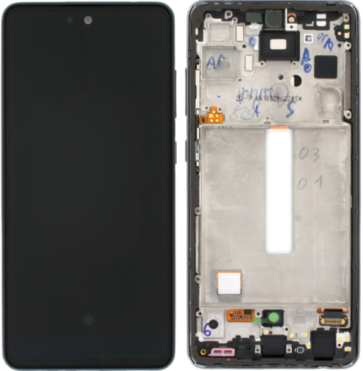 Samsung SM-A528B Galaxy A52s LCD Display + Touchscreen + Frame - GH82-26861A/GH82-26863A/GH82-26909A/GH82-26910A - Black