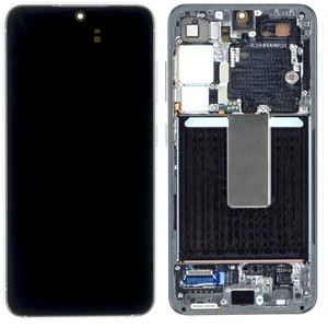 Samsung scherm + frame - Geschikt voor SM-S911B Galaxy S23 - Grey