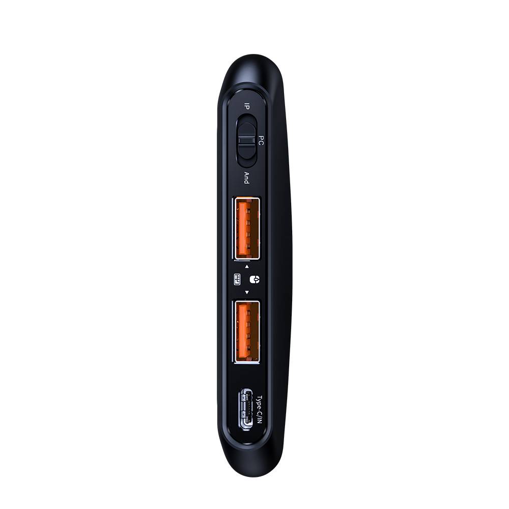 Baseus Game Tool Mobile Game Adapter 2xUSB HUB GA01for keyboard - Matte Black