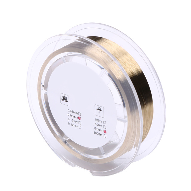 Refurbishing  Cutting Wire Gold Molybdenum - 0.10mm - 1000mtr 
