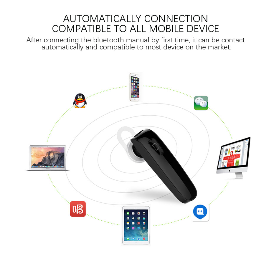 Fshang Bluetooth Handsfree - L3 - Black