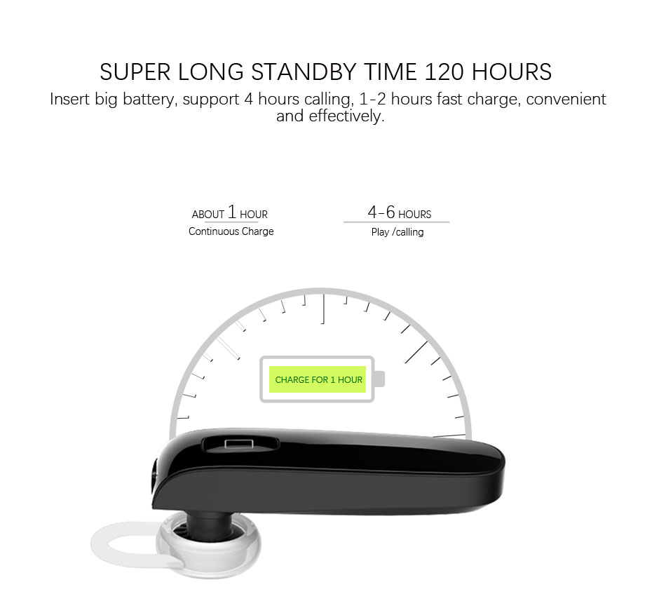 Fshang Bluetooth Handsfree - L3 - Black