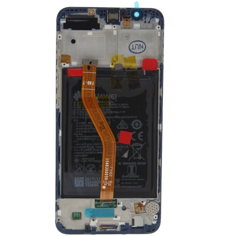 Huawei Honor View 10 (BKL-L09) LCD Display + Touchscreen + Frame Blue 02351SXB Incl. Battery and Parts