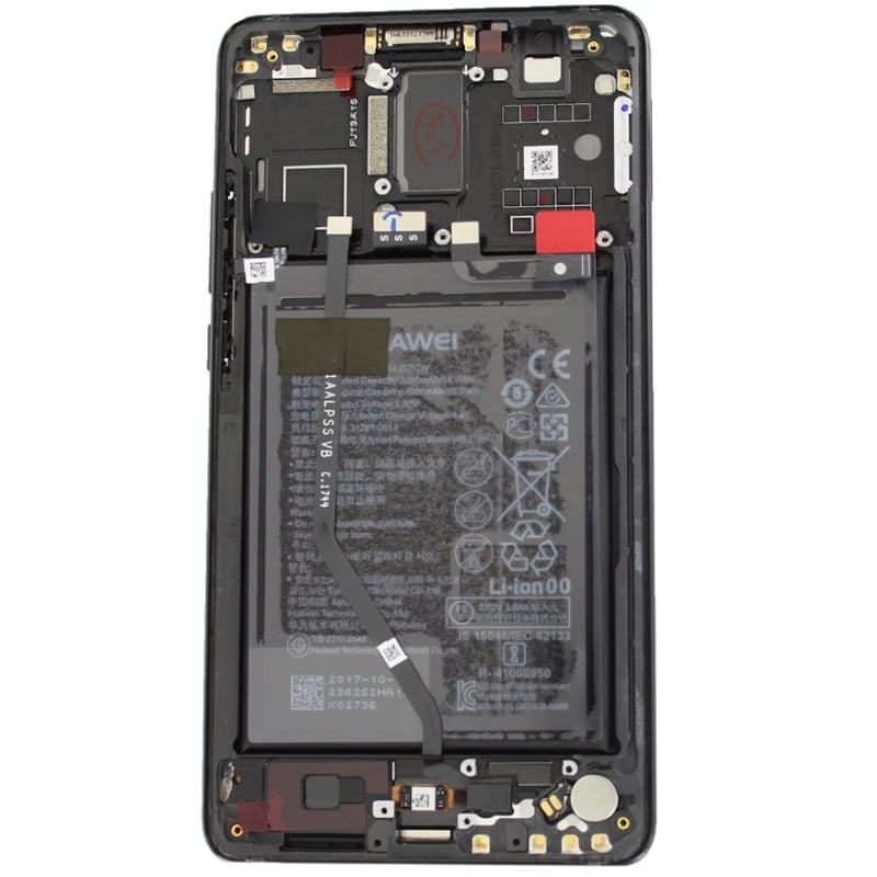 Huawei Mate 10 (ALP-L29) LCD Display + Touchscreen + Frame Incl. Battery and Parts 02351QAH Black