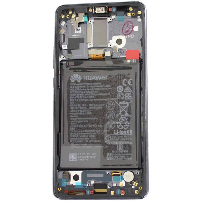 Huawei Mate 10 Pro (BLA-L29) LCD Display + Touchscreen + Frame Incl. Battery and Parts 02351RVN Black