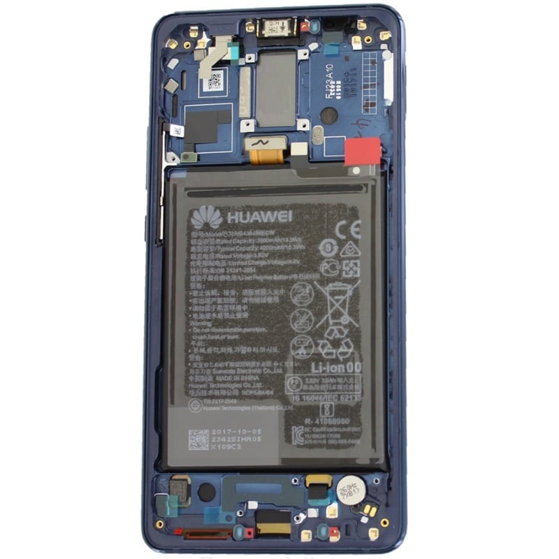 Huawei Mate 10 Pro (BLA-L29) LCD Display + Touchscreen + Frame Incl. Battery and Parts 02351RVH Blue