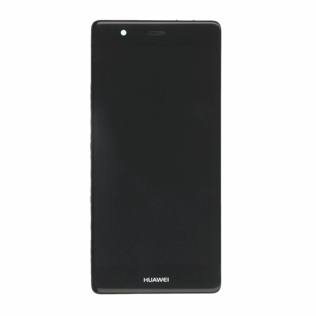 Huawei P9 LCD Display + Touchscreen + Frame Incl. Battery and Parts 02350RPT Black